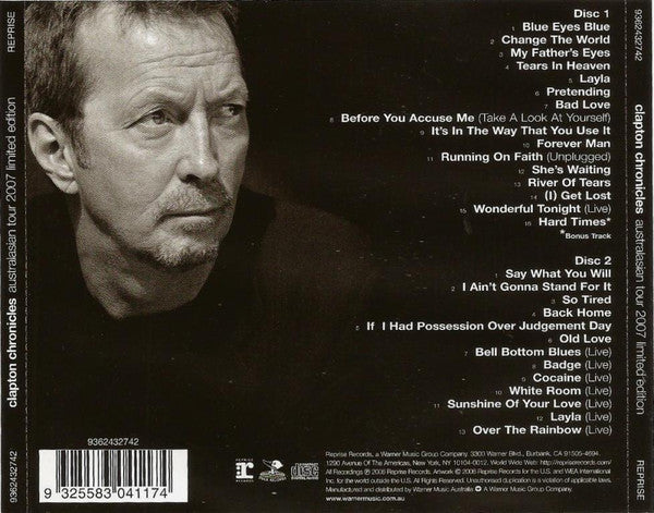 Eric Clapton : Clapton Chronicles (The Best Of Eric Clapton) (2xCD, Comp, Ltd)