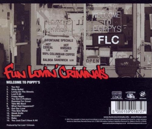 Fun Lovin' Criminals : Welcome To Poppy's (CD, Album)
