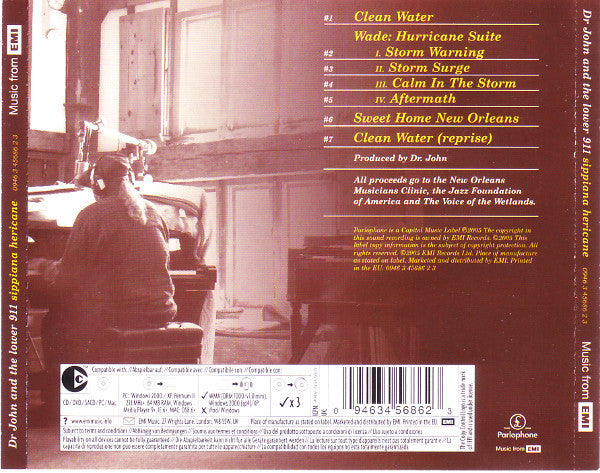 Dr. John And The Lower 911 : Sippiana Hericane (CD, EP, Copy Prot.)