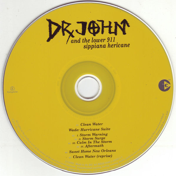 Dr. John And The Lower 911 : Sippiana Hericane (CD, EP, Copy Prot.)