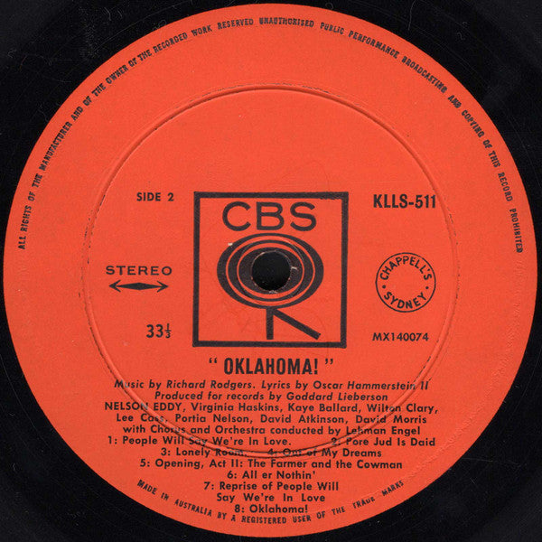 Nelson Eddy : Oklahoma! (LP)