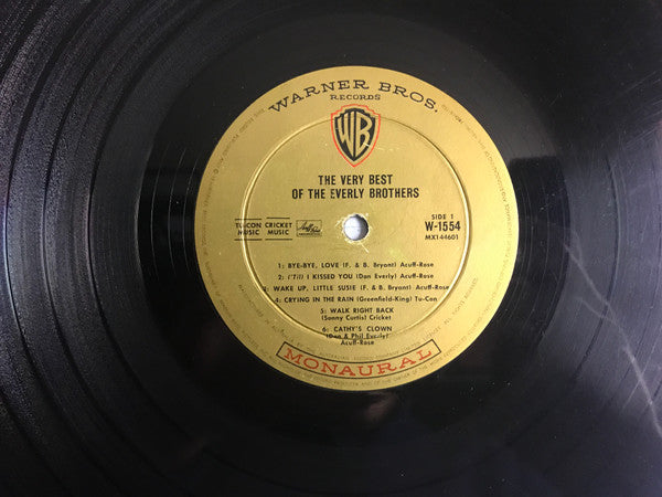 Everly Brothers : The Very Best Of The Everly Brothers (LP, Album, Mono)
