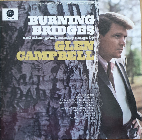 Glen Campbell : Burning Bridges (LP, Album, RE)