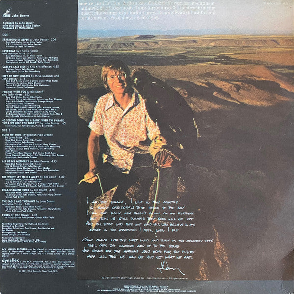 John Denver : Aerie (LP, Album)