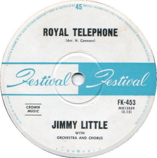 Jimmy Little : Royal Telephone (7", Single)