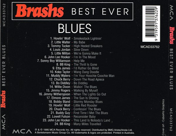 Various : Brashes Best Ever Blues (CD, Comp)