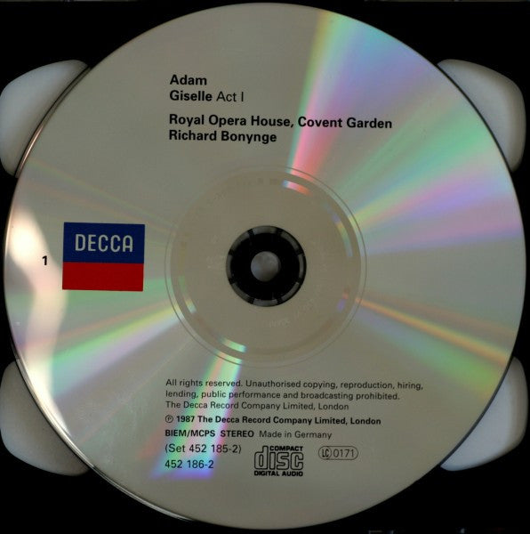 Adolphe C. Adam, Richard Bonynge, Orchestra Of The Royal Opera House, Covent Garden : Giselle (2xCD)