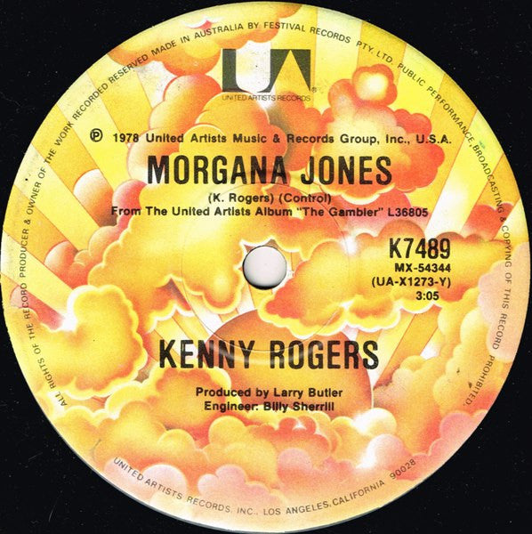 Kenny Rogers : She Believes In Me (7", Single)