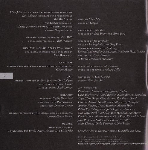Elton John : Made In England (CD, Album)