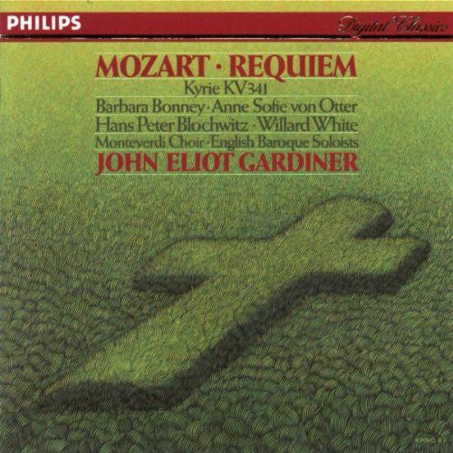 Mozart* - Barbara Bonney, Anne Sofie von Otter, Hans Peter Blochwitz, Willard White, Monteverdi Choir*, English Baroque Soloists*, John Eliot Gardiner : Requiem, Kyrie KV 341 (CD, Album, RE)