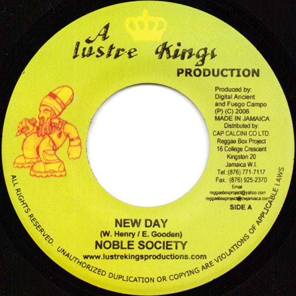 Noble Society : New Day (7")