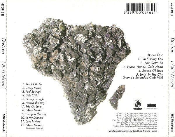 Des'ree : I Ain't Movin' (CD, Album + CD, Single)