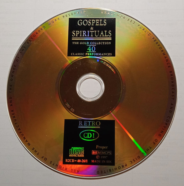 Various : Gospels & Spirituals (2xCD, Comp)