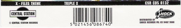 Triple X (7) : X-Files Theme (The Truth) (CD, Single)