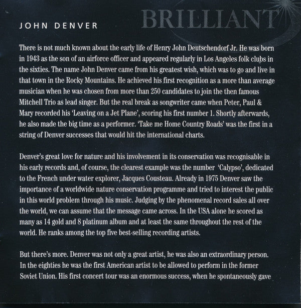 John Denver : Greatest Hits (CD, RE)