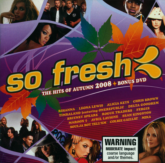 Various : So Fresh: The Hits Of Autumn 2008 + Bonus DVD (CD, Comp + DVD-V, Comp, PAL)