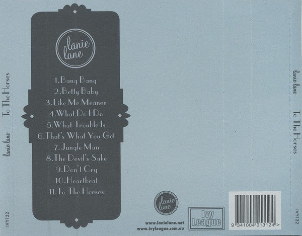 Lanie Lane : To The Horses (CD, Album)
