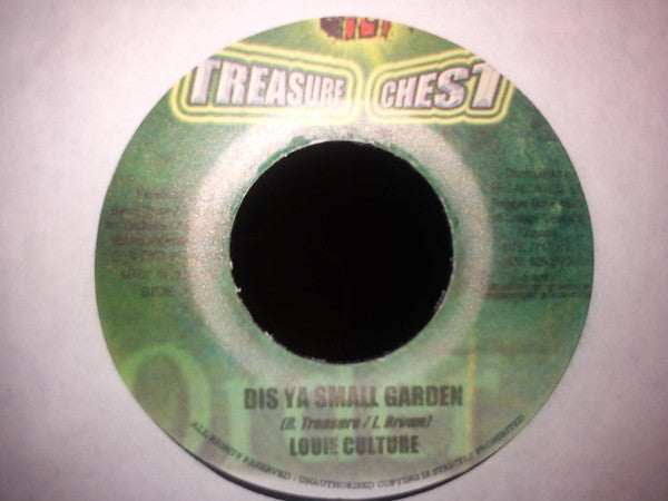 Louie Culture / Bobby Treasure : Dis Ya Small Garden / Jah Merci (7")