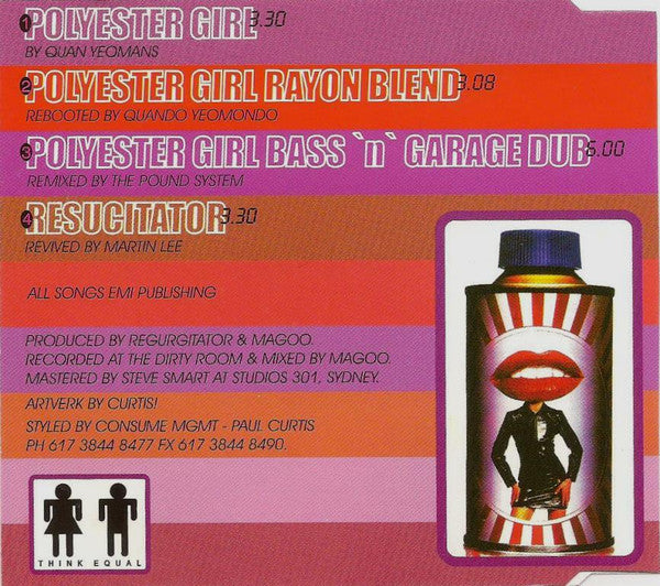 Regurgitator : Polyester Girl (CD, Single)