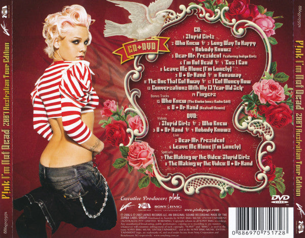P!NK : I'm Not Dead (CD, Album + DVD-V + 200)
