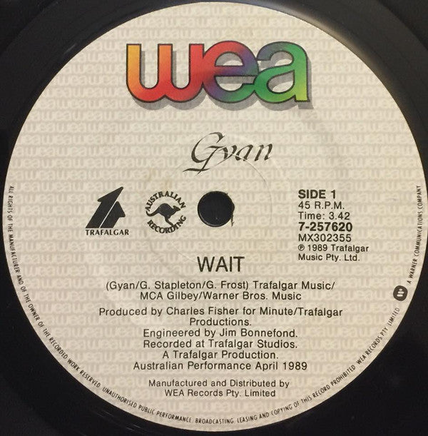 Gyan : Wait (7", Single, Gen)