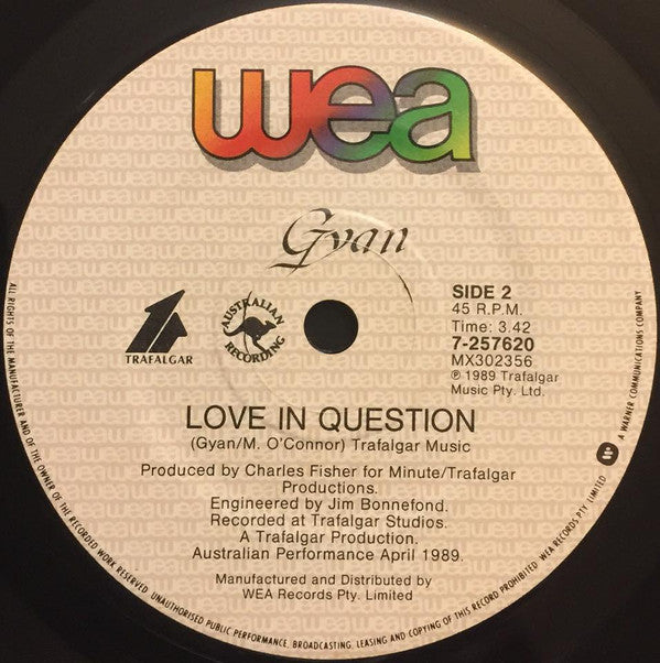 Gyan : Wait (7", Single, Gen)