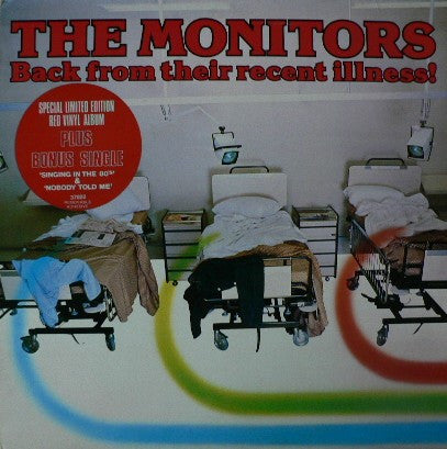 The Monitors (2) : Back From Their Recent Illness! (LP, Album, Ltd, Red + 7", Single, Ltd, Red)