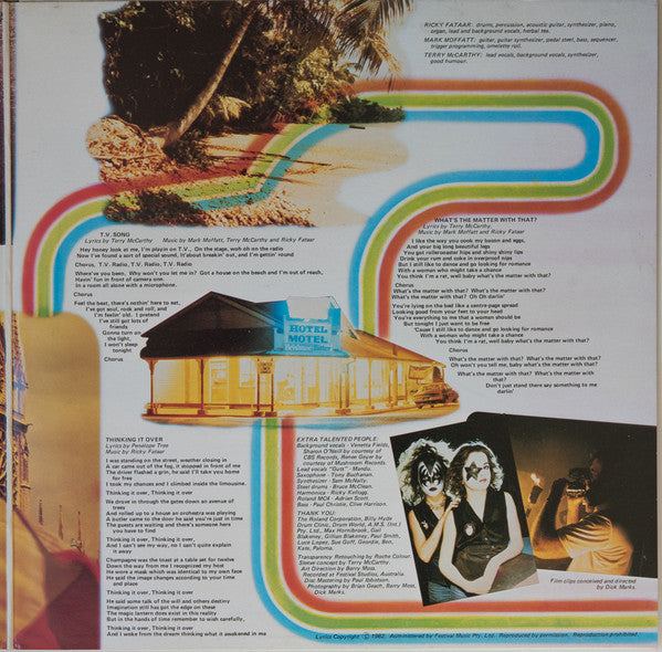 The Monitors (2) : Back From Their Recent Illness! (LP, Album, Ltd, Red + 7", Single, Ltd, Red)