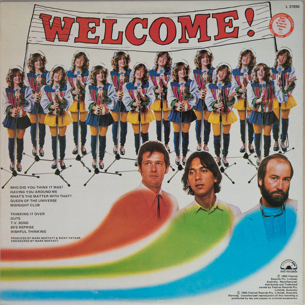 The Monitors (2) : Back From Their Recent Illness! (LP, Album, Ltd, Red + 7", Single, Ltd, Red)