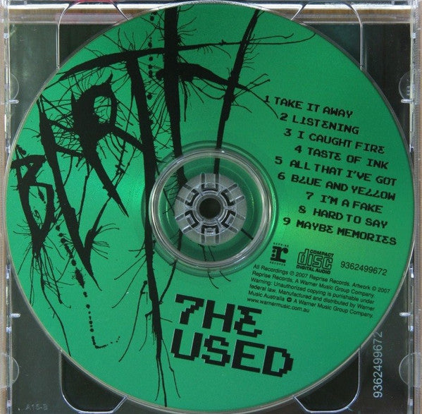 The Used : Berth (CD, Album + DVD-V)