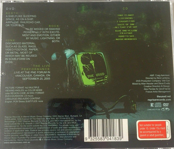 The Used : Berth (CD, Album + DVD-V)