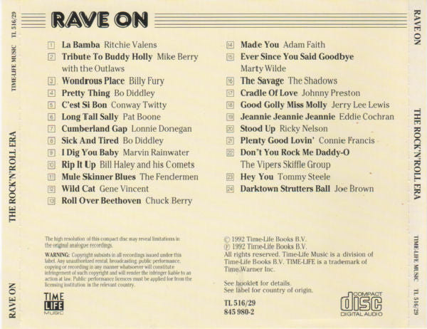 Various : Rave On (CD, Comp, RM)