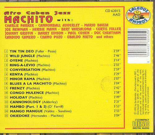 Machito : Afro Cuban Jazz, Mambo In Jazz (CD, Comp)