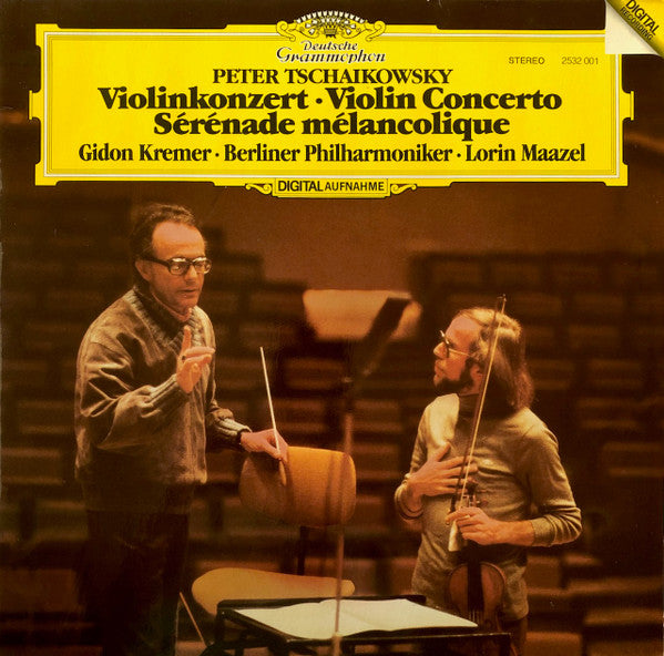 Peter Tschaikowsky*, Gidon Kremer, Berliner Philharmoniker, Lorin Maazel : Violinkonzert, Sérénade Mélancolique (LP)