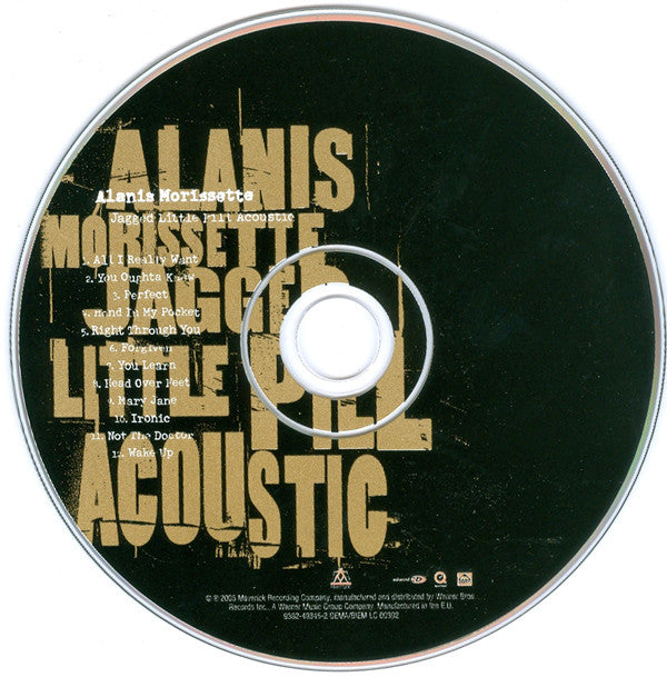 Alanis Morissette : Jagged Little Pill Acoustic (CD, Album, Enh)