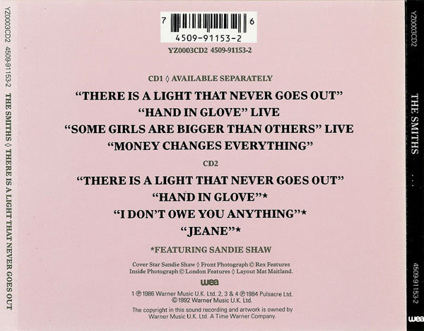 The Smiths : There Is A Light That Never Goes Out (CD, Single, Ltd, Num, CD2)