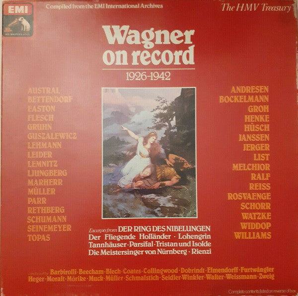 Richard Wagner : Wagner On Record 1926-1942 (7xLP, Comp, Mono + Box)