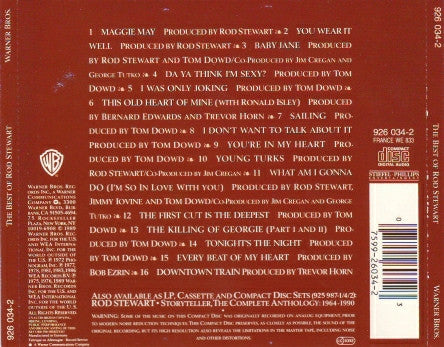 Rod Stewart : The Best Of Rod Stewart (CD, Comp)