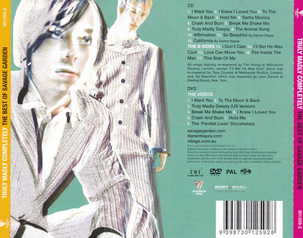 Savage Garden : Truly Madly Completely (The Best Of Savage Garden) (CD, Comp, RM + DVD-V, PAL + Ltd)