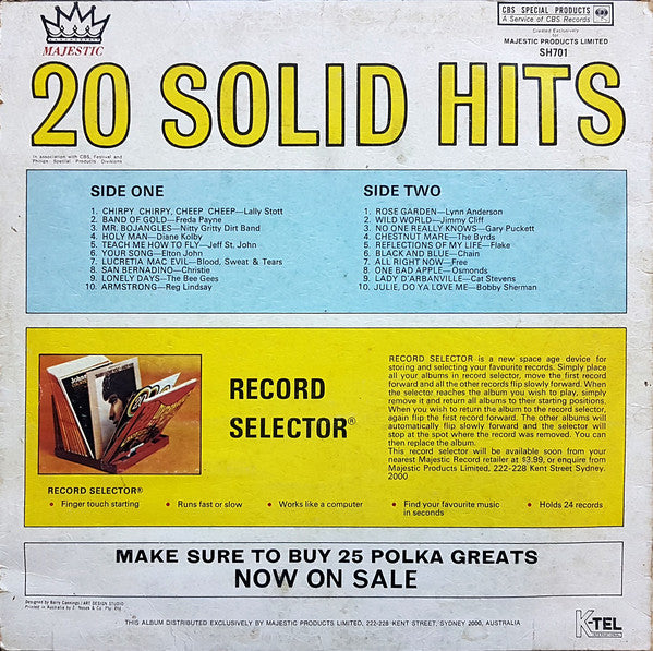 Various : 20 Solid Hits Volume II (LP, Comp, Ltd)