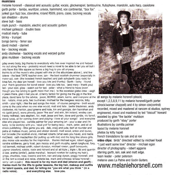 Melanie Horsnell : The Adventures Of... (CD, Album)