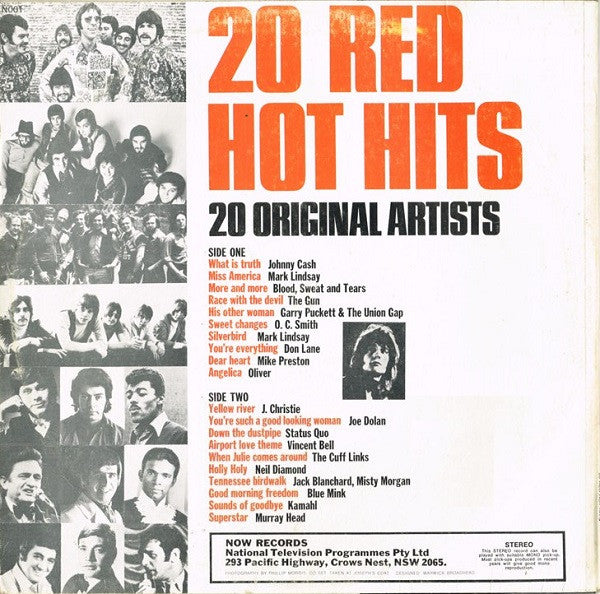 Various : 20 Red Hot Hits (LP, Comp, Ltd)