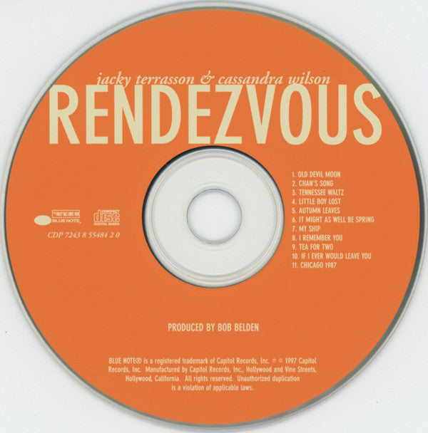 Jacky Terrasson And Cassandra Wilson : Rendezvous (CD, Album)