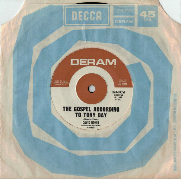 David Bowie : The Laughing Gnome (7", Single, RE)