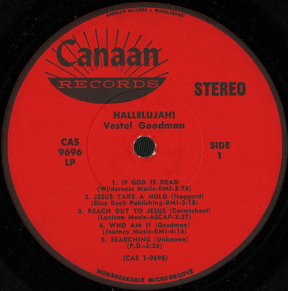 Vestal Goodman : Hallelujah! (LP, Album)