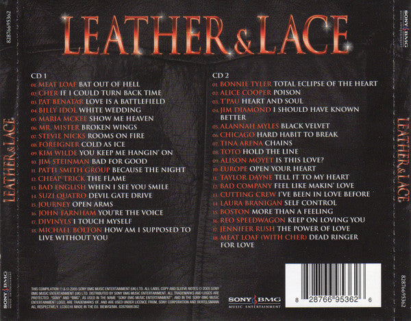 Various : Leather & Lace (Powerful Classics From The Men And Women Of Rock) (2xCD, Comp)