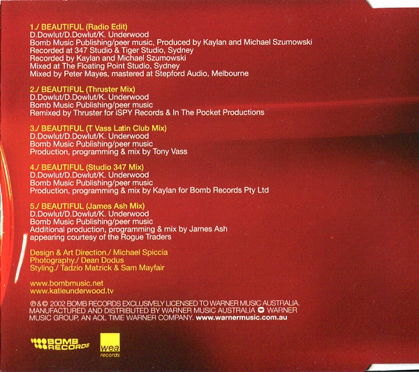 Disco Montego Featuring Katie Underwood : Beautiful (CD, Single)