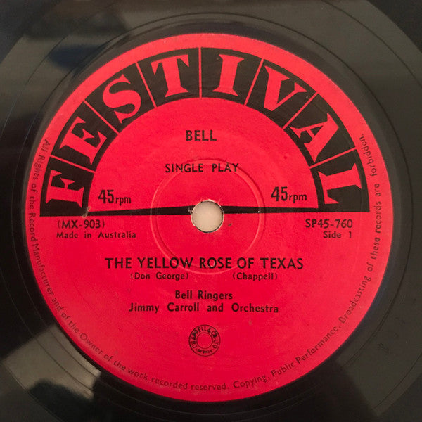 Bell Ringers : The Yellow Rose Of Texas (7", Single)