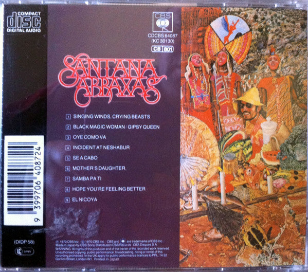 Santana : Abraxas (CD, Album, RE)
