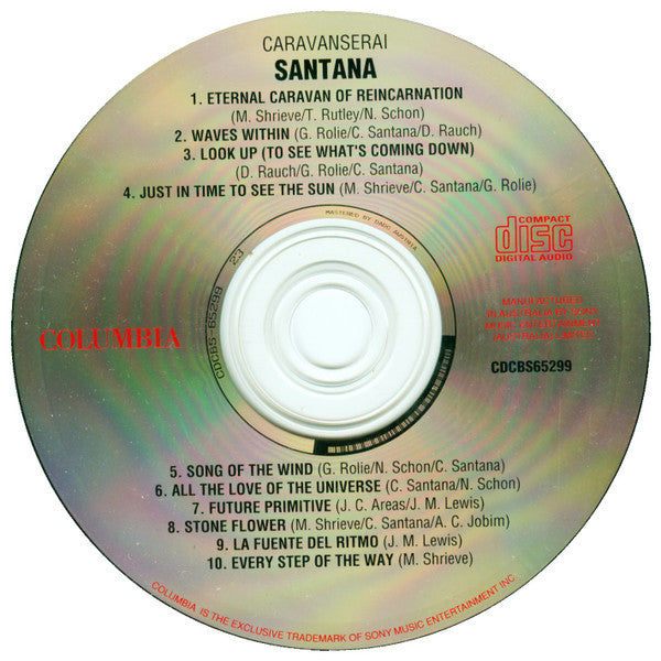 Santana : Caravanserai (CD, Album, RE)